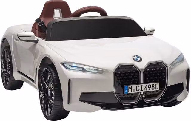 Macchina Elettrica per Bambini 12V con Licenza BMW I4 Bianca