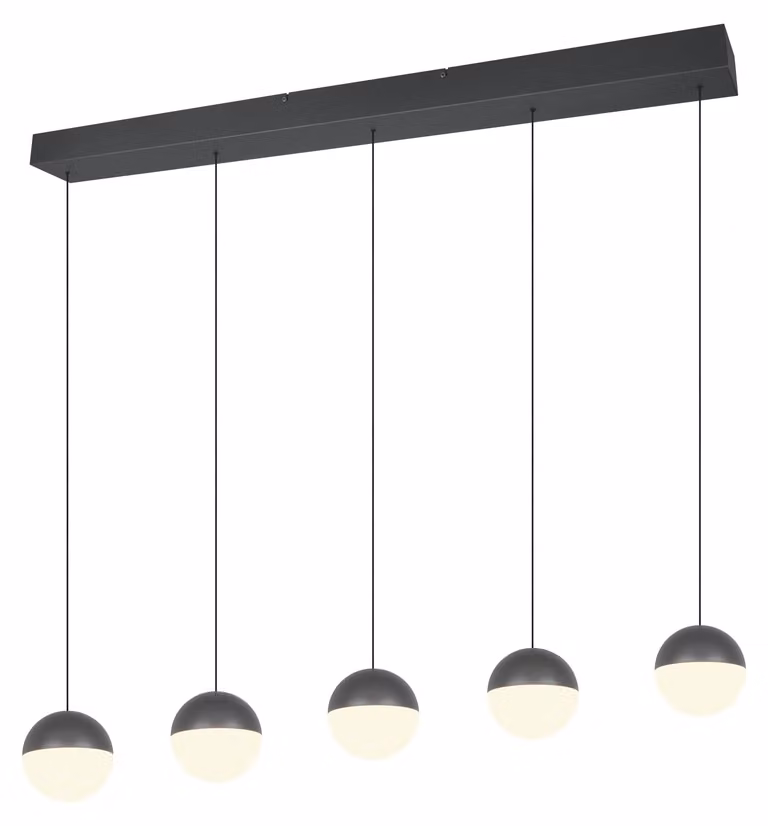Lampada a sospensione Reality SENTA BHT 114x150x10 cm, grigia