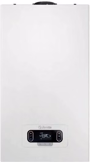Caldaia a Condensazione Beretta MYNUTE EVO X 30C in Colore Bianco con Kit Scarico Fumi e Componenti in Acciaio Inox