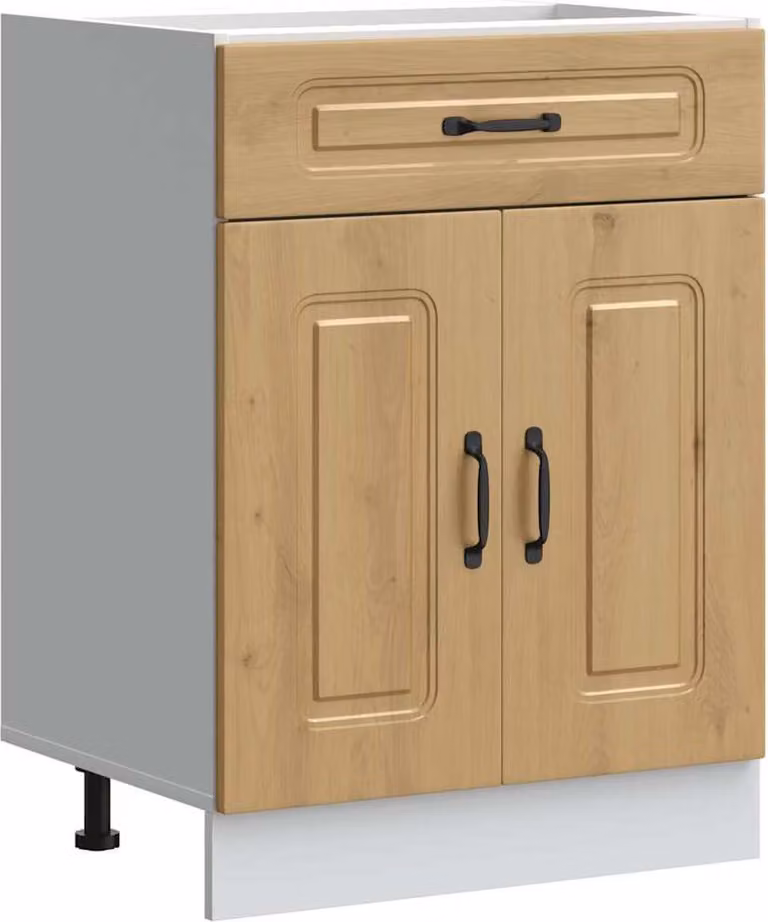 Base da Cucina Kalmar Rovere Artigianale in Legno Multistrato