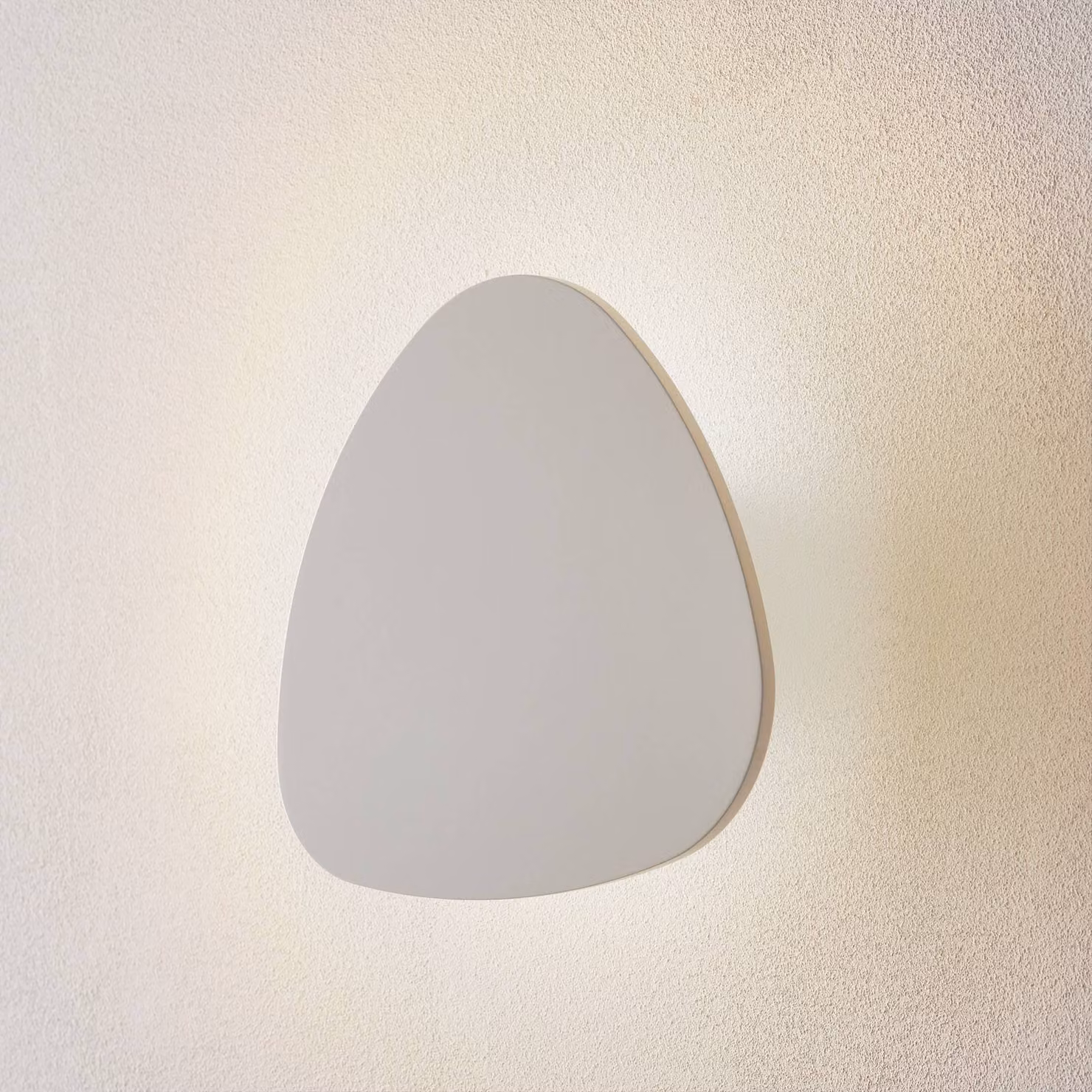 Bover Applique da parete a LED Tria 02, dimmerabile, Bianco / Opale, Camera da letto, Alluminio, Design, Applique a LED
