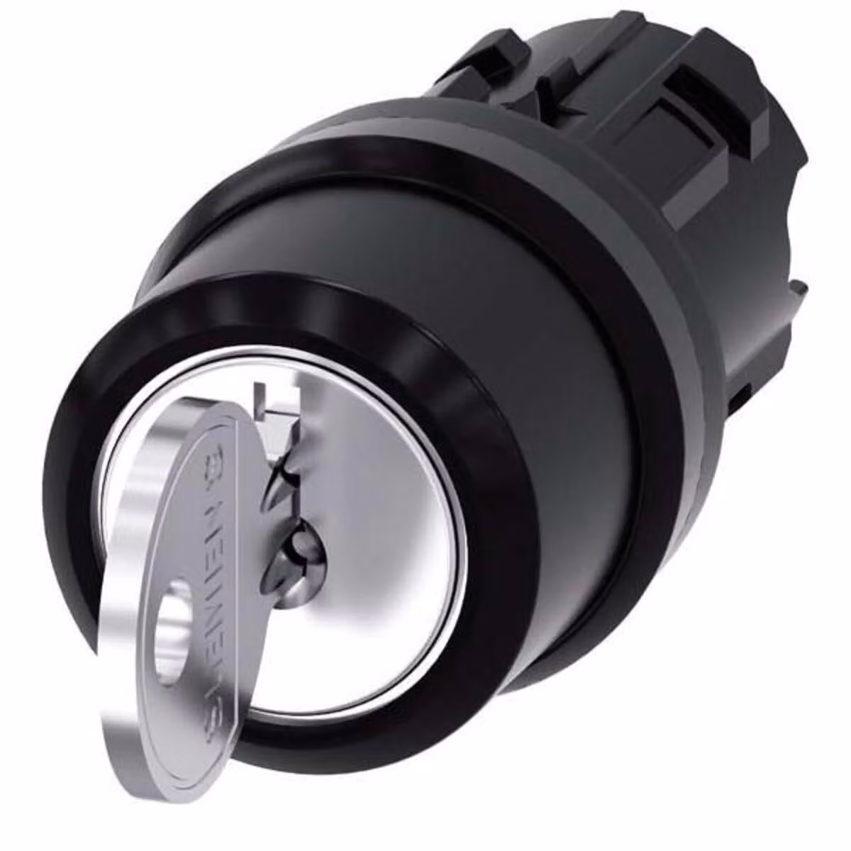 Interruttore a chiave Siemens anello frontale nero 2 x 45° SIRIUS ACT 3SU1000-4BL11-0AA0 1 pz