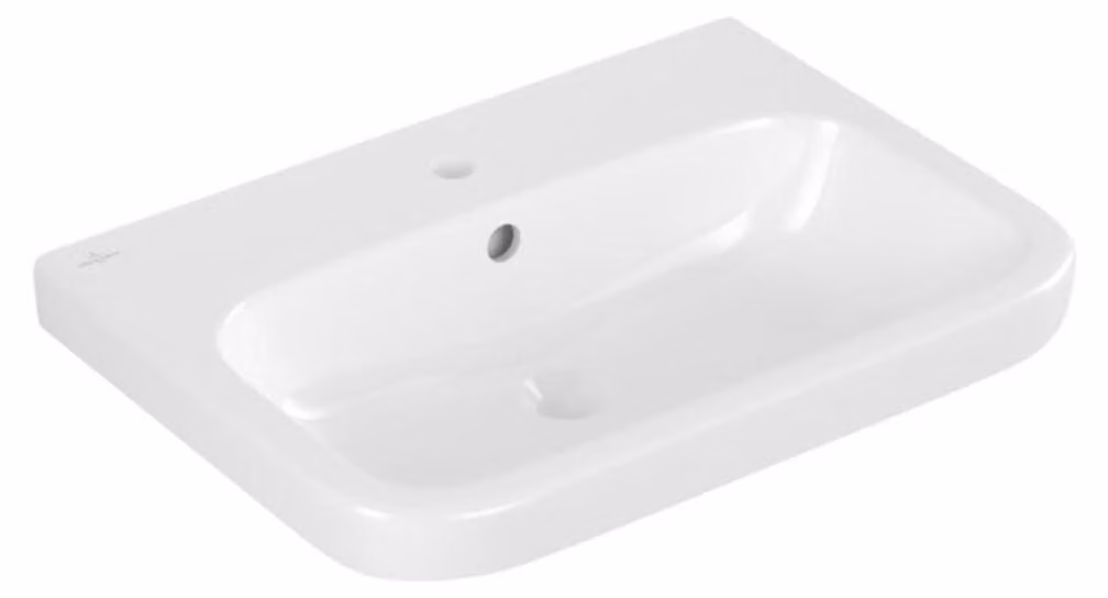 Villeroy & Boch Architectura lavabo, rectangulaire, 1 trou pour robinet, avec trop-plein, 650x470mm, 41886501, 41886501
