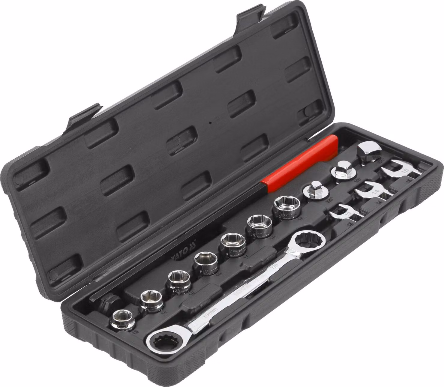 Set di chiavi a cricchetto per tenditori, 13 pezzi
