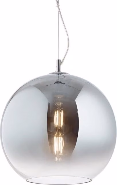 Sospensione Moderna Nemo Metallo Cromo Sfumato 1 Luce E27 D40Cm