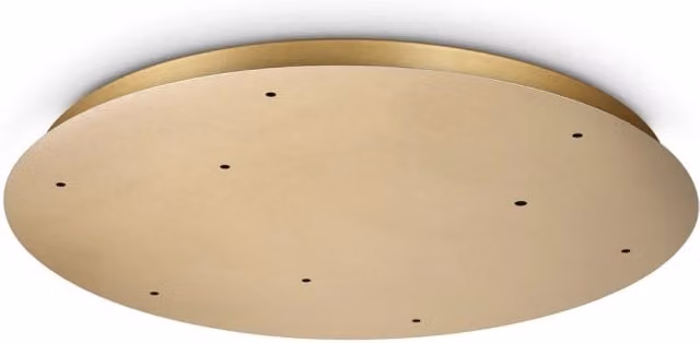 Rosone D600 Ideal Lux in ottone con finitura oro per plafoniere e lampadari