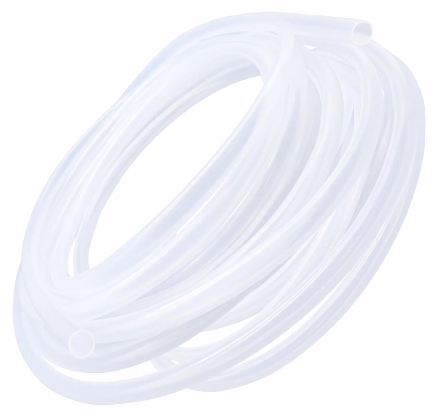Tubo in silicone trasparente e flessibile, diametro interno 12 mm, diametro esterno 15 mm (lunghezza 7 metri)