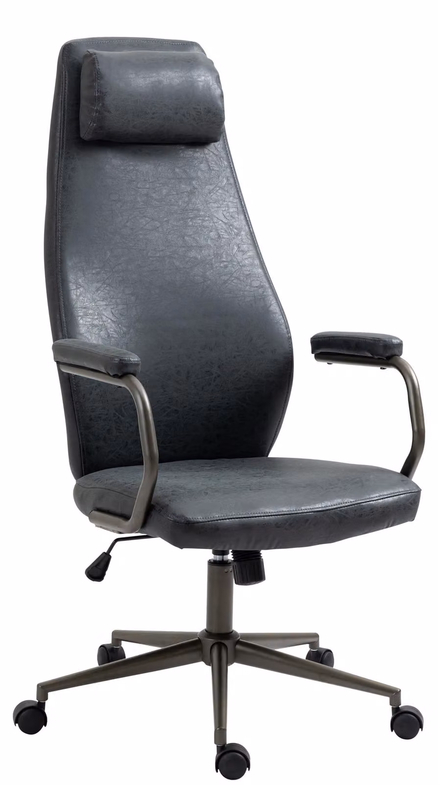 Sedia da ufficio Pocatello nero antico