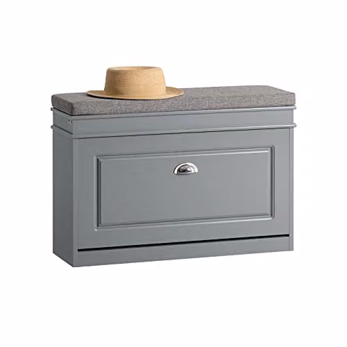SoBuy Panca scarpiera con seduta e ripiani 75x24x51cm per ingresso