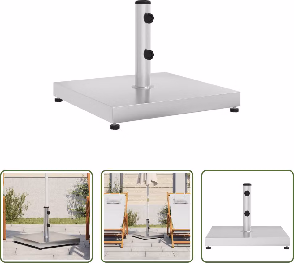 Il supporto per ombrellone Living Store Ø32/38/48 mm asta 28 kg quadro