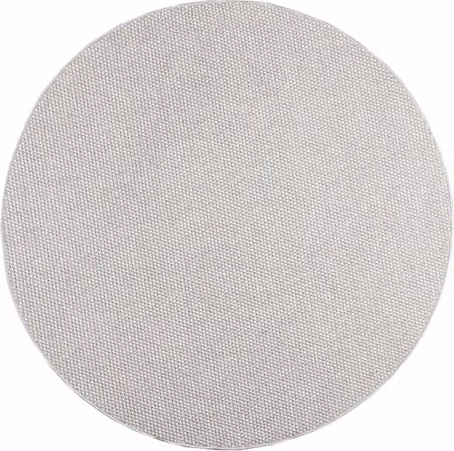 Tappeto rotondo LUGO DESIGN IN Crema e Grigio Diametro: 200 cm