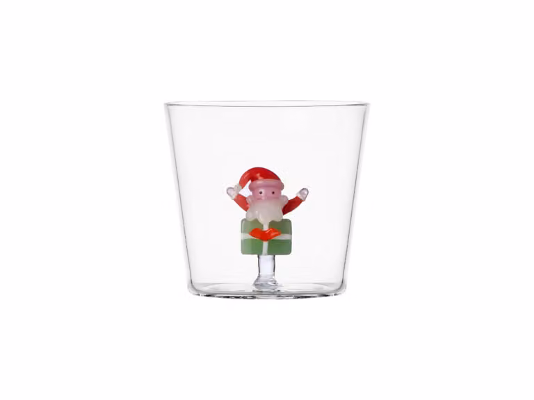 Christmas Tales Tumbler - Babbo Natale su Regalo Verde