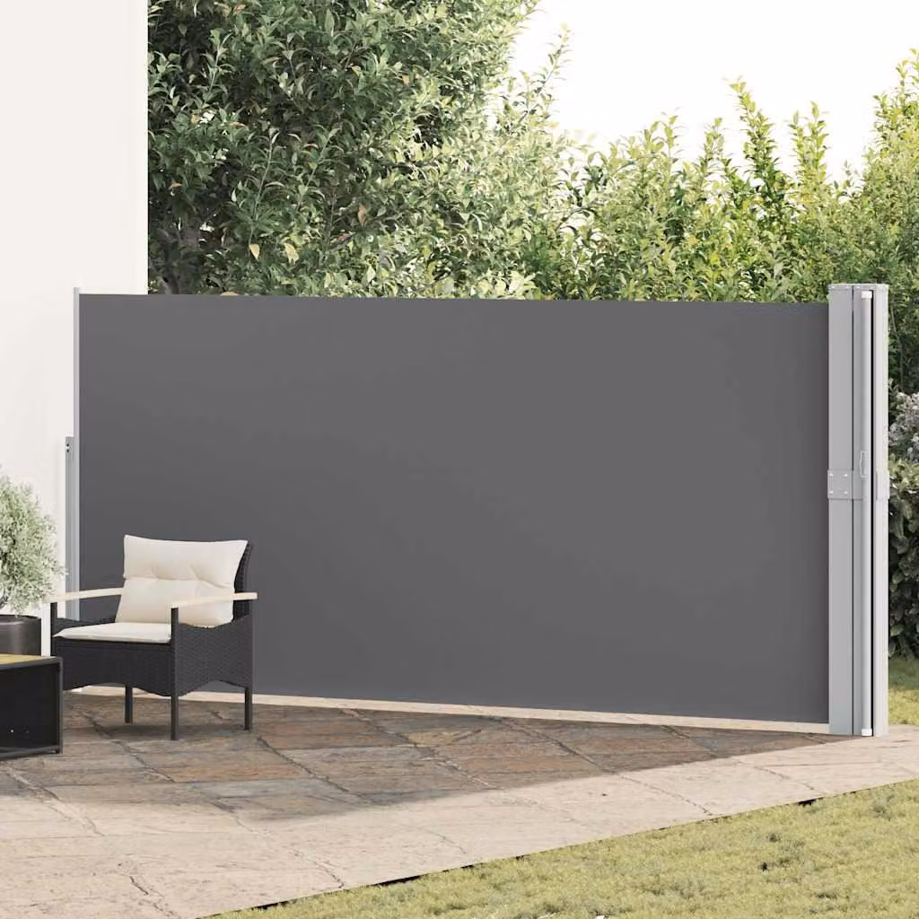 Maison Exclusive - Tenda da sole laterale estensibile, 170x1200 cm, colore antracite