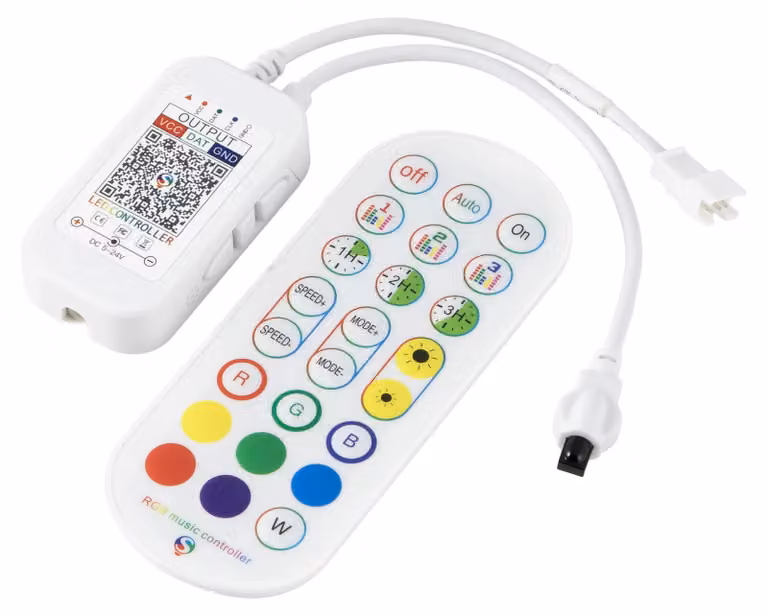 CONTROLLORE BLUETOOTH ARELUX, RGB, 5-24V DC, 3 canali, 2A per canale, 48W per canale