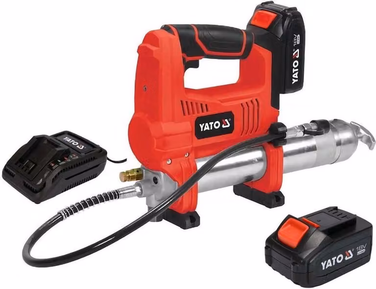 Pompa per grasso a batteria 18 V (1 batteria da 3 Ah)