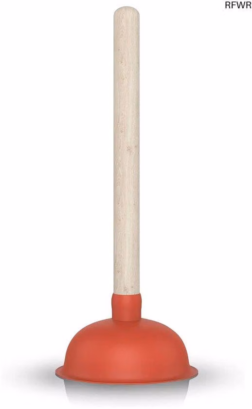 Stantuffo con beccuccio per scarichi, vasche da bagno, WC, lavandini e docce - 140 mm