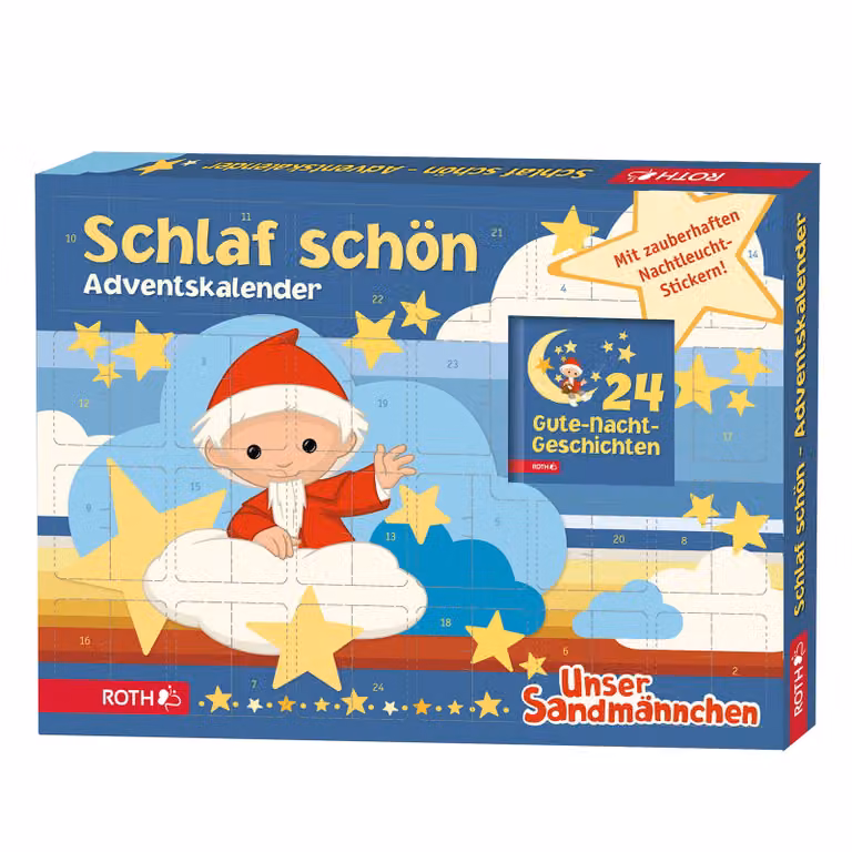 ROTH Dormire bene - Calendario dell'Avvento "Il nostro piccolo uomo della sabbia