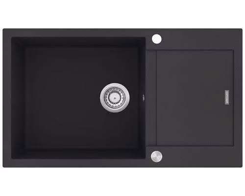 Lavello in granito CONCEPT Linea 86x50 cm nero DG10L60BC