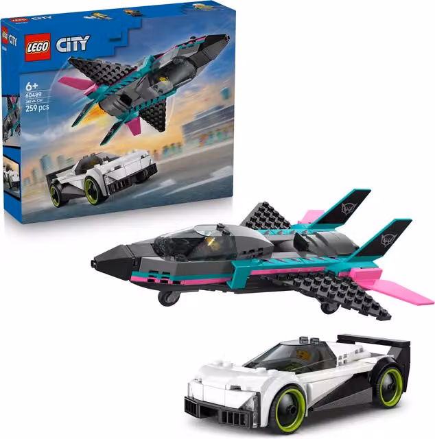 Lego City Jet contro Auto sportiva Multicolore 259 pz – 2