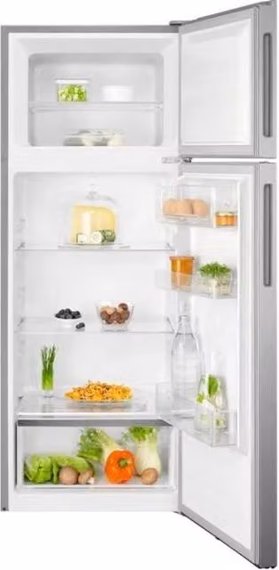 Frigorifero doppia porta Electrolux LTB1AE24U0 colore Silver, Capacità netta 206 l, Tecnologia Low Frost, Classe E, L 55 cm, P 54,7 cm, H 143,4 cm – 2