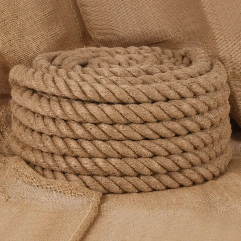 Corda in juta vidaXL beige lunga 10 m spessa 30 mm