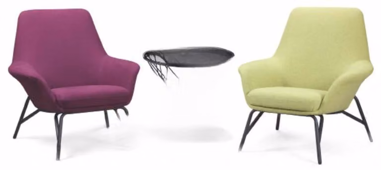 Design Sessel Couch Sofa Relax Stoff Lounge Luxus Fernseh Club Polster Sitzer