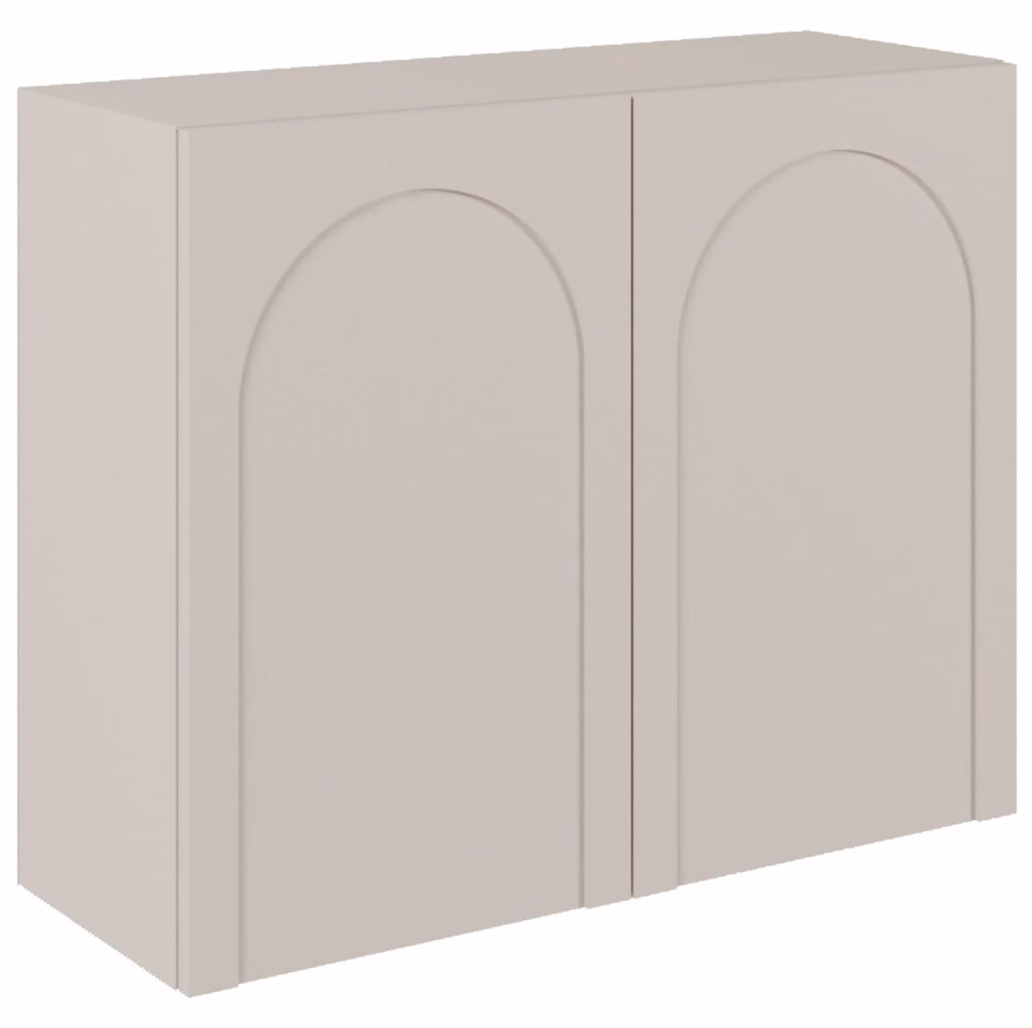 Selsey Arkadia - Credenza a 2 ante con apertura ad arco, grigio cashmere, 100 cm