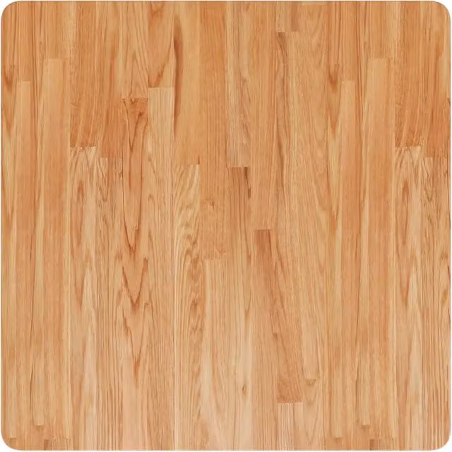 Piano per tavolo quadrato in legno rovere di marca vidaXL, colore marrone, finitura laccata rustica, L/P/H: 70 x 70 x 4 cm