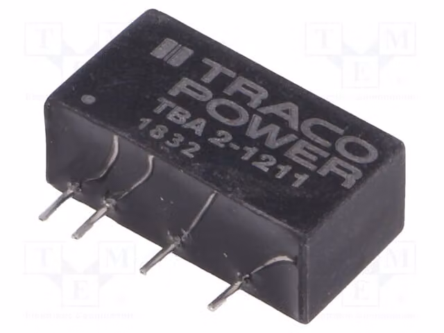 1x Convertitore DC/DC, 2W, Uscita: 400mA, Tipo 2-1211. Convertitore DC/DC, Tensione di ingresso: 10,8÷13,2V