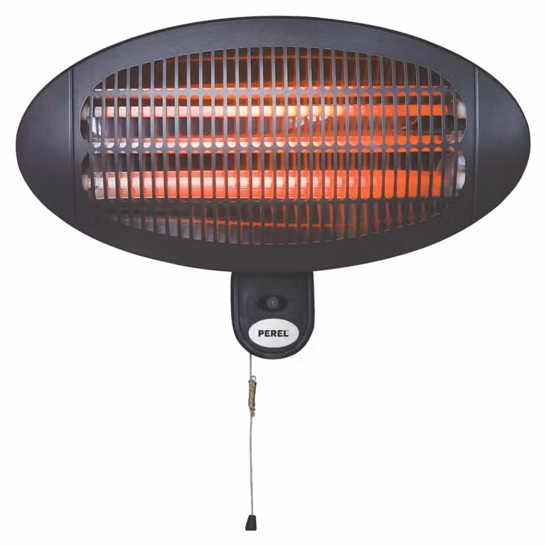 Riscaldatore a parete per acquari - Potenza: 2000 W - Colore: nero