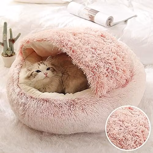 Cuccia calda e morbida per gatti e cani di piccola taglia
