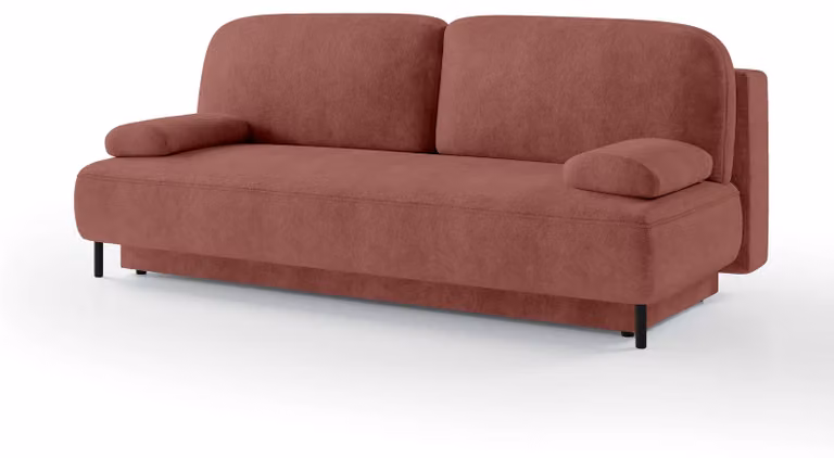 Divano letto Tola, finitura "Ziegelglühen"