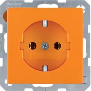 Presa Berker 47436014 SCHUKO arancione con Berker Q.1/Q.3