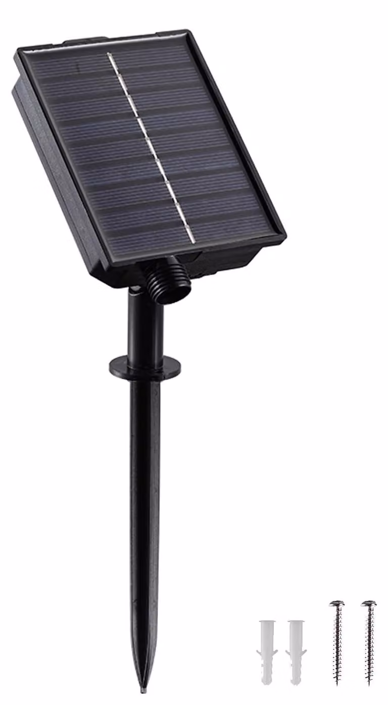 Modulo solare da 3V per catene luminose solari, colore nero, 1 pezzo