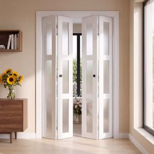VEVOR Porta a Libro per Armadio a 4 Pannelli Dimensioni 1219 mm x 2032 mm