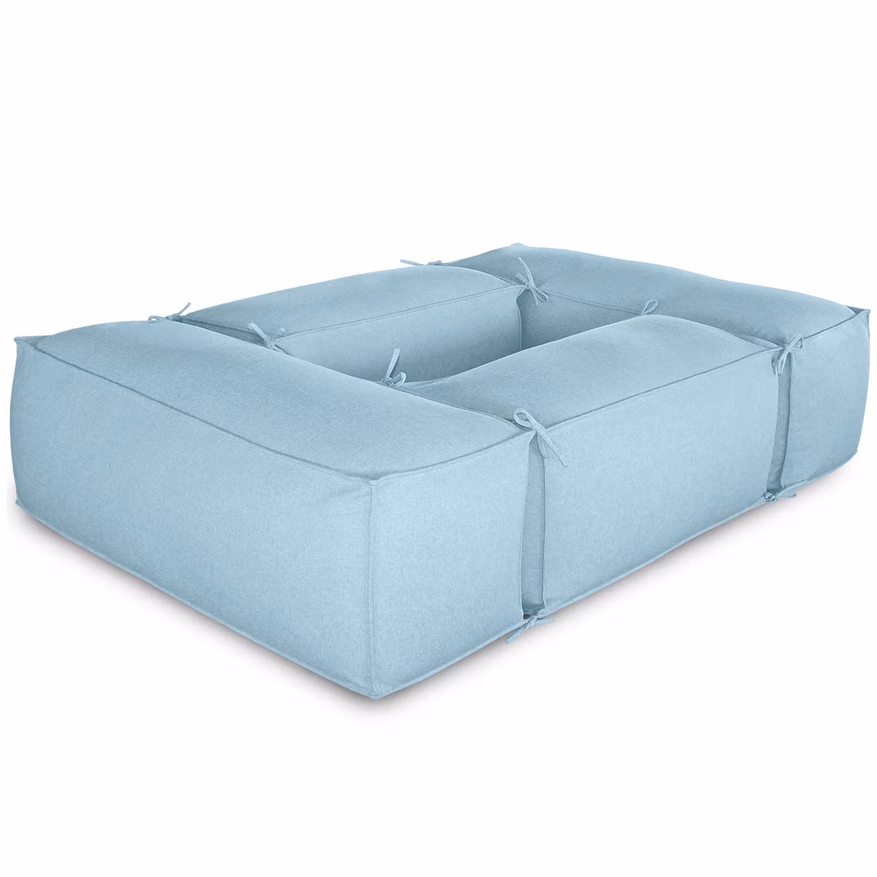 Salottino da esterno 2+2 moduli Celeste