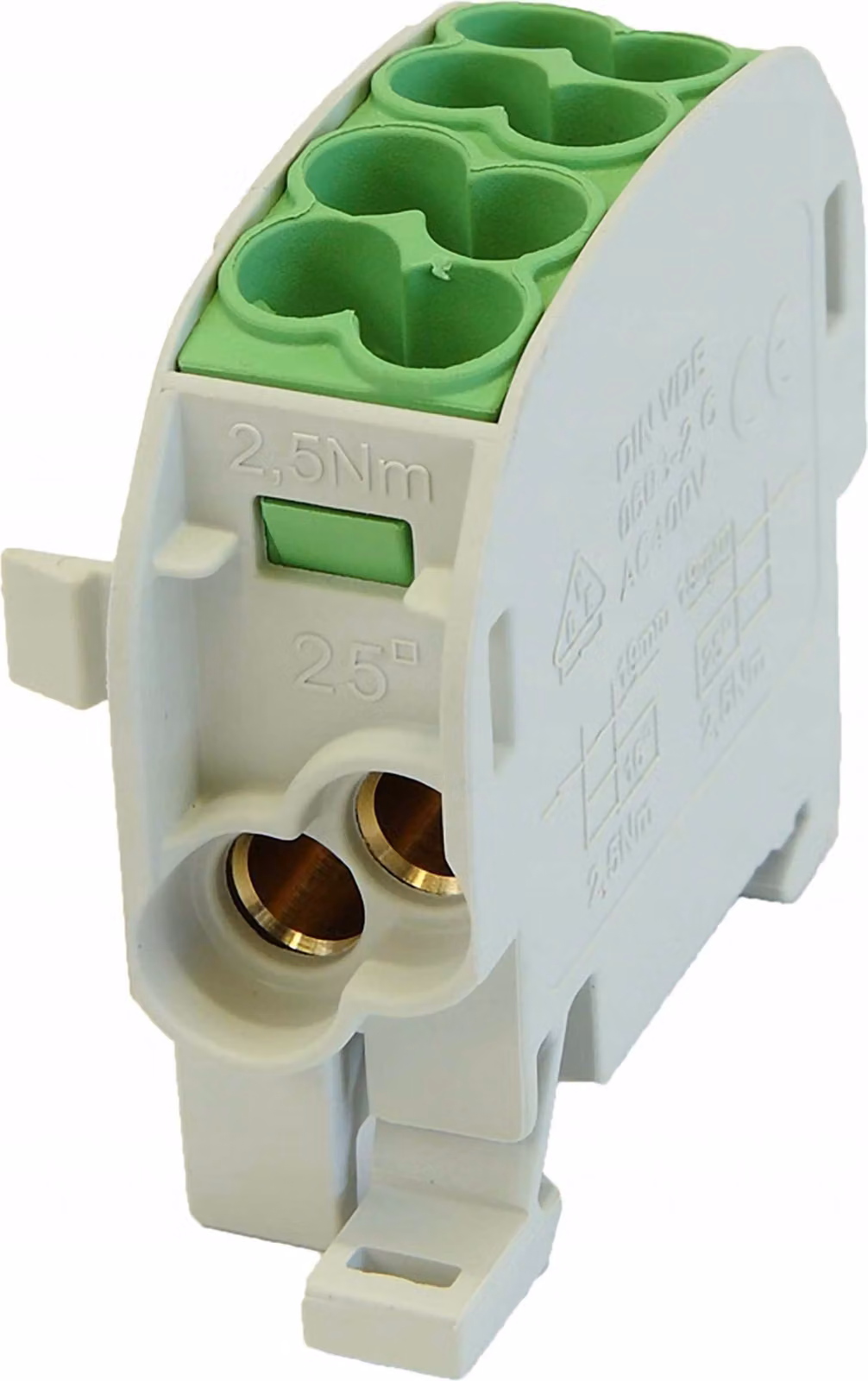 SIMET Blocco di distribuzione SCB 25-Cu 80110 SIMBLOCK Verde
