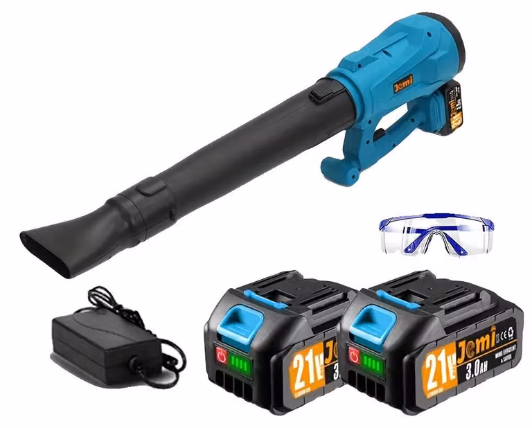 Soffiatore a foglie, con 6 impostazioni di velocità, motore brushless e 2 batterie