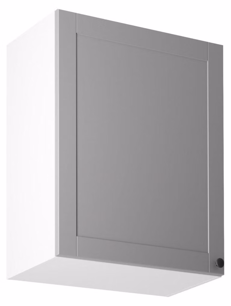 Pensile da cucina LUMEA - larghezza 60 cm, grigio/bianco