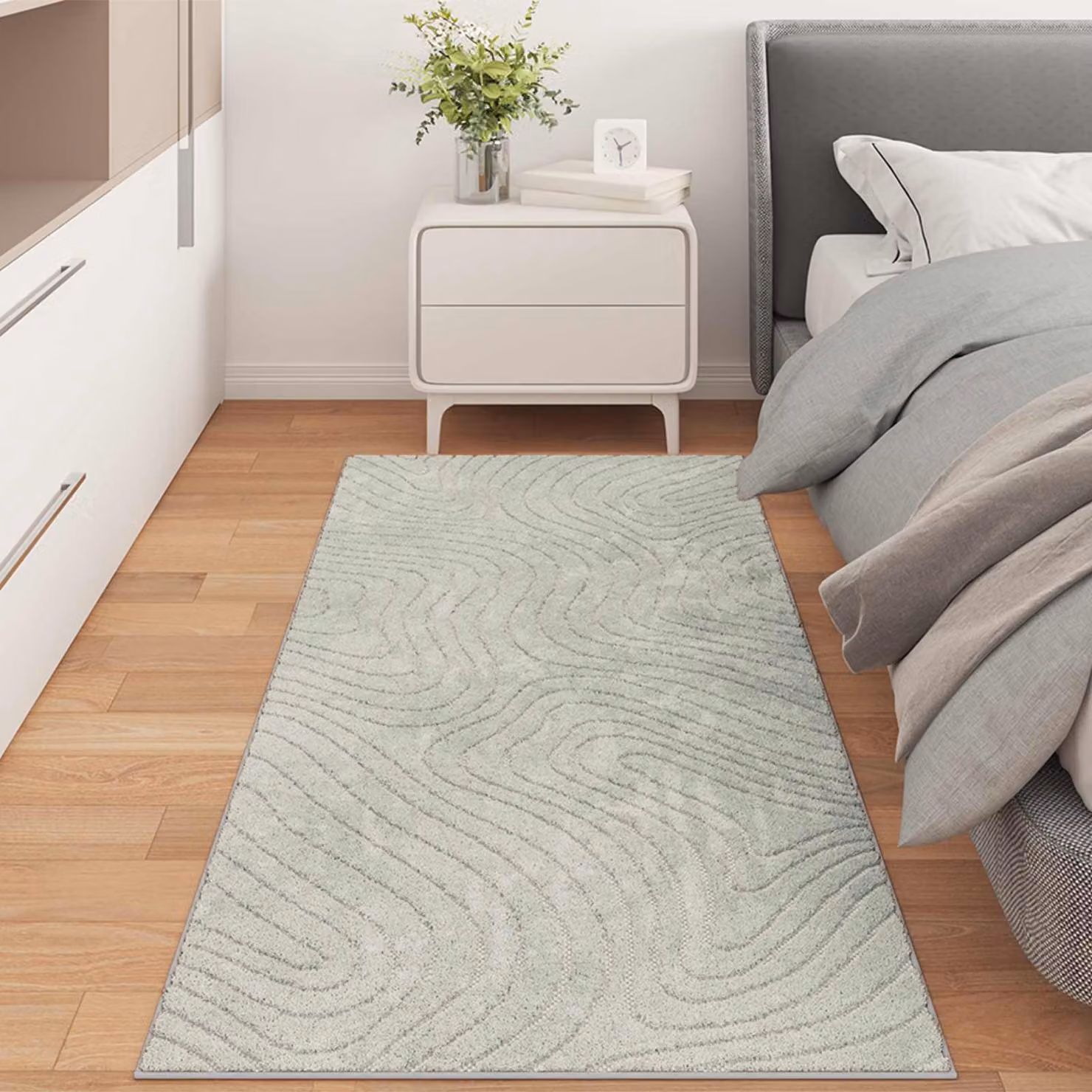 Tappeto vidaXL PALMERAS per interno ed esterno, Verde, Lavabile e Antiscivolo, L 80 x P 200 cm