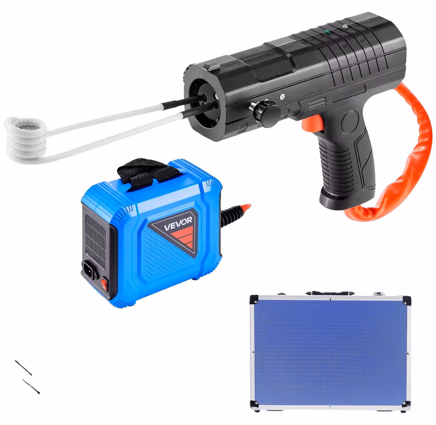 VEVOR riscaldatore a induzione per la rimozione di viti, 1800 W, set di riscaldatori a induzione magnetica, riscaldatore per la rimozione di viti arrugginite, strumenti di riparazione per autofficine con 4 bobine