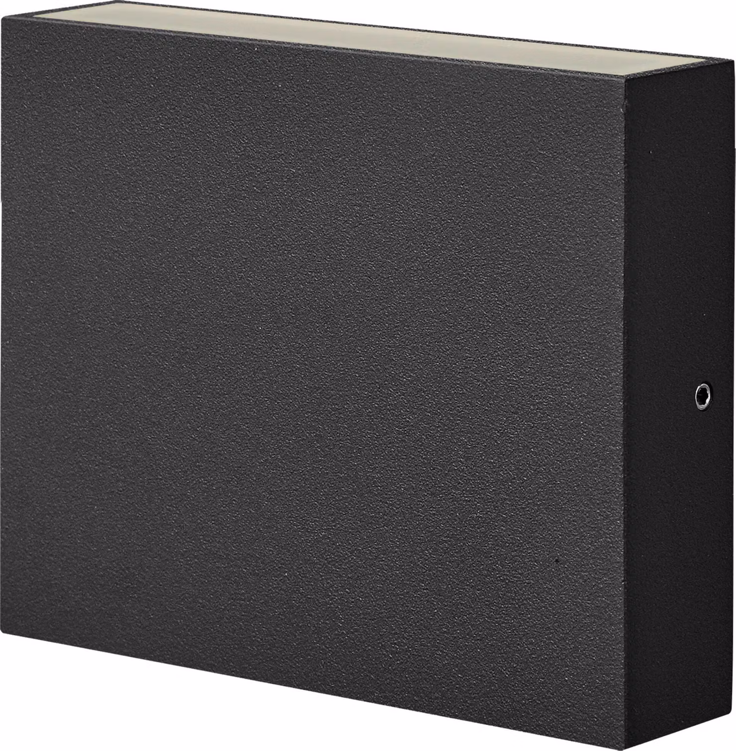 Lampada da esterno Chicago LED, colore nero, modello 315656, marca Goldlux, adatta per giardino o parete