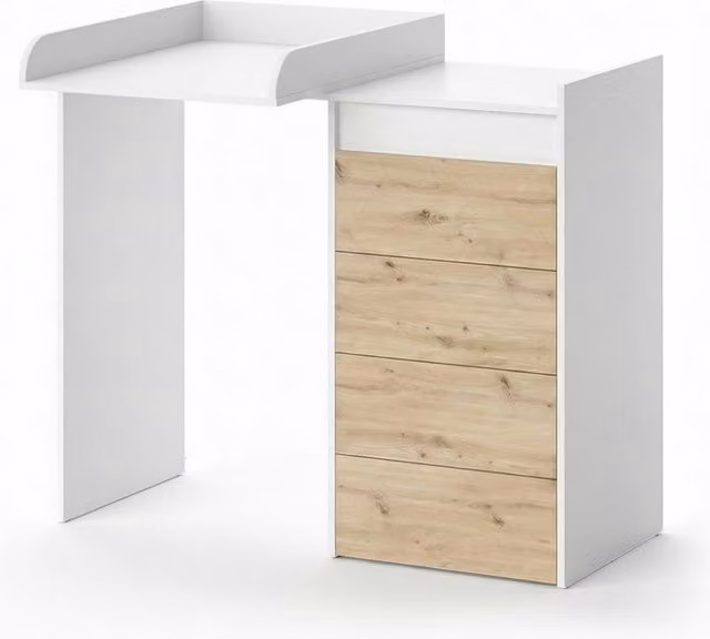Mobile lavatrice Alf Bianco 116 x 98 cm con 4 cassetti Vicco