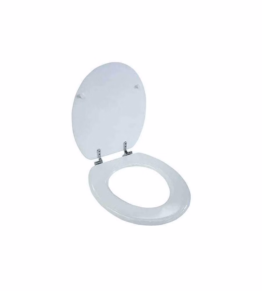 Sedile Wc Legno Bianco                Aglaia 01864