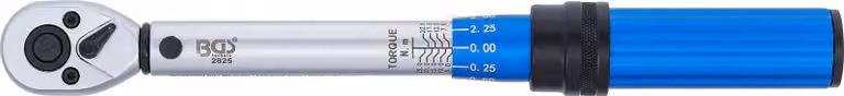 BGS Chiave dinamometrica Uscita azionamento esterno quadrato 6,3 mm (1/4") 5 - 25 Nm - 2825