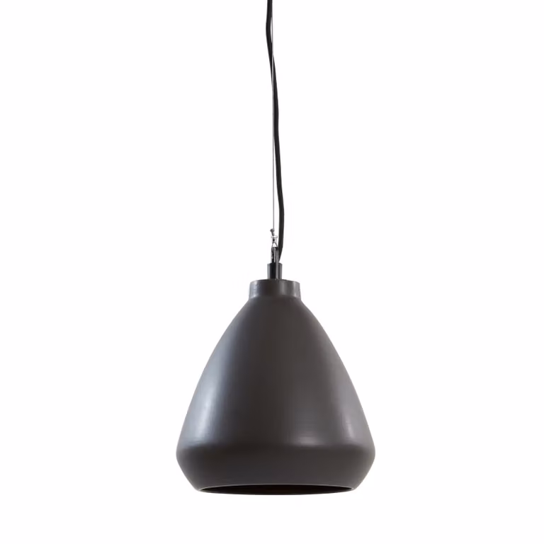 Light & Living Lampada a Sospensione Desi Nero Opaco 25 Cm
