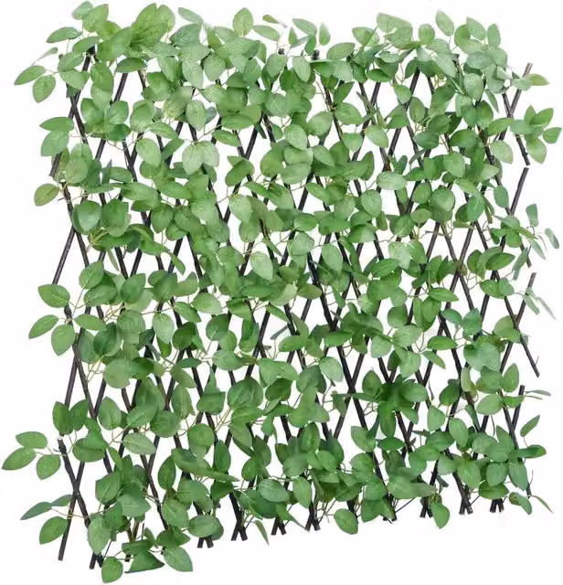 Set di 5 siepi artificiali verdi vidaXL da parete, H: 180 cm, L: 60 cm
