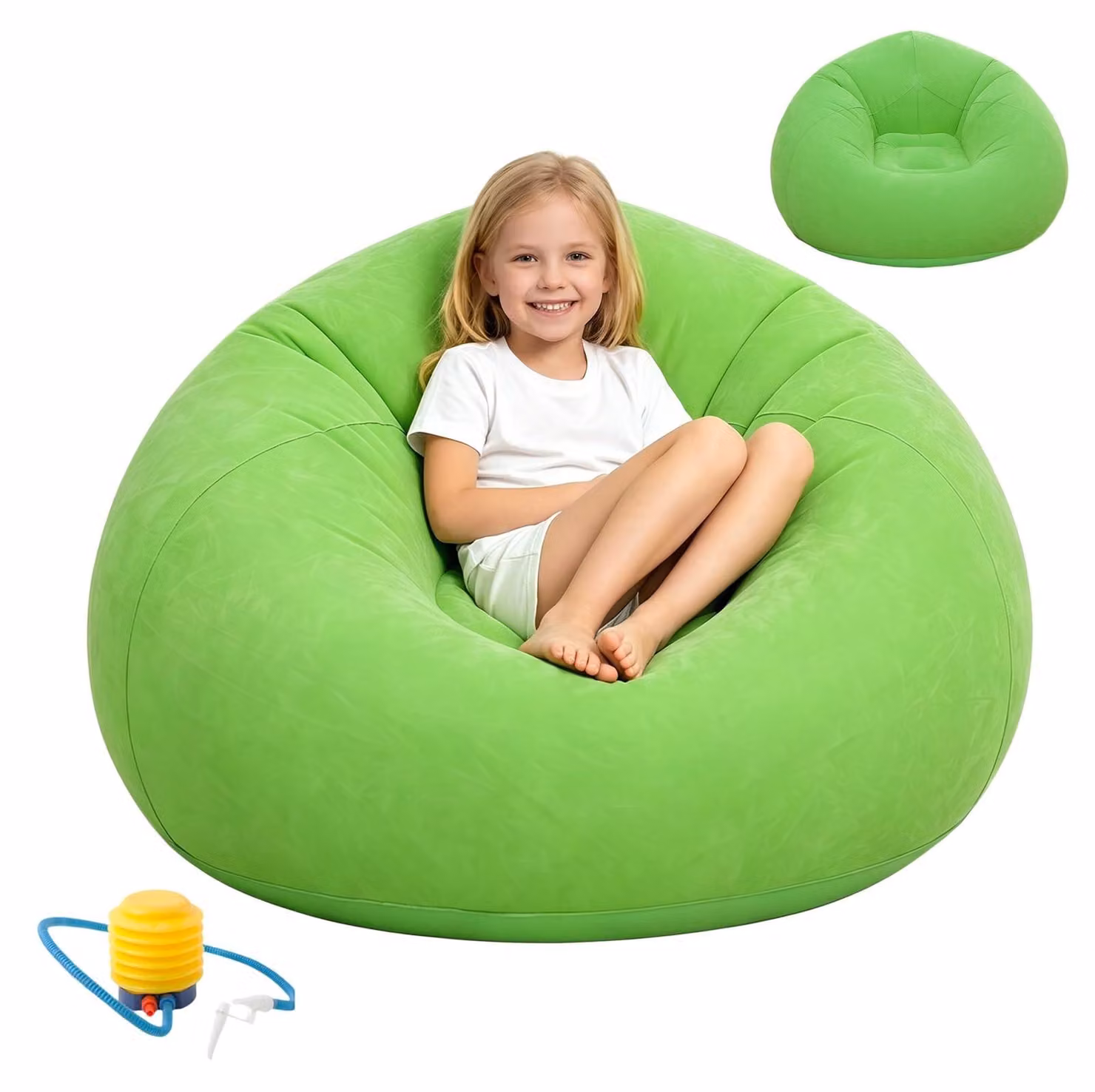 Omgoods - Divano gonfiabile per esterni, ideale per campeggio e relax