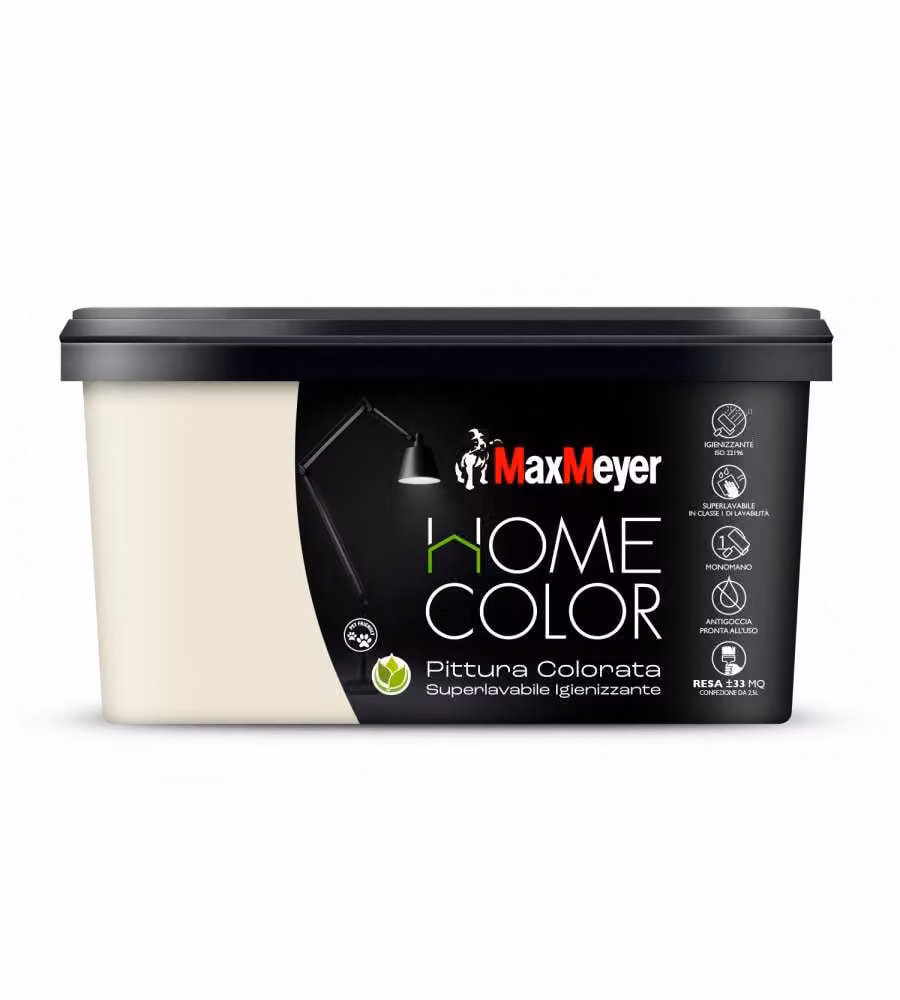 MaxMeyer Idropittura Champagne 2,5L Superlavabile Finitura Opaca