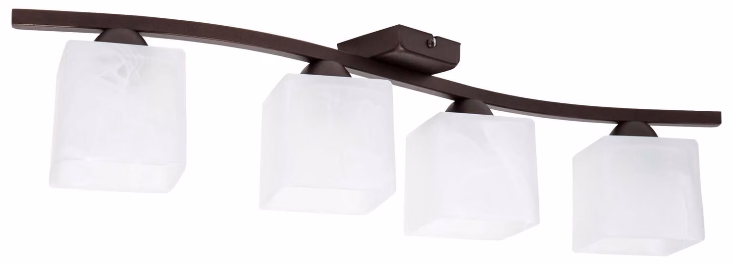 Lampada da soffitto a LED 4x60W dal design moderno; illuminazione elegante per soggiorno, camera da letto, cucina e sala da pranzo